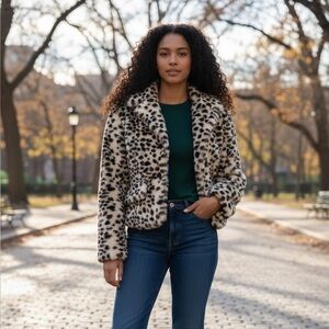 Vintage Y2K Killah by Miss Sixty Faux Leopard Jacket